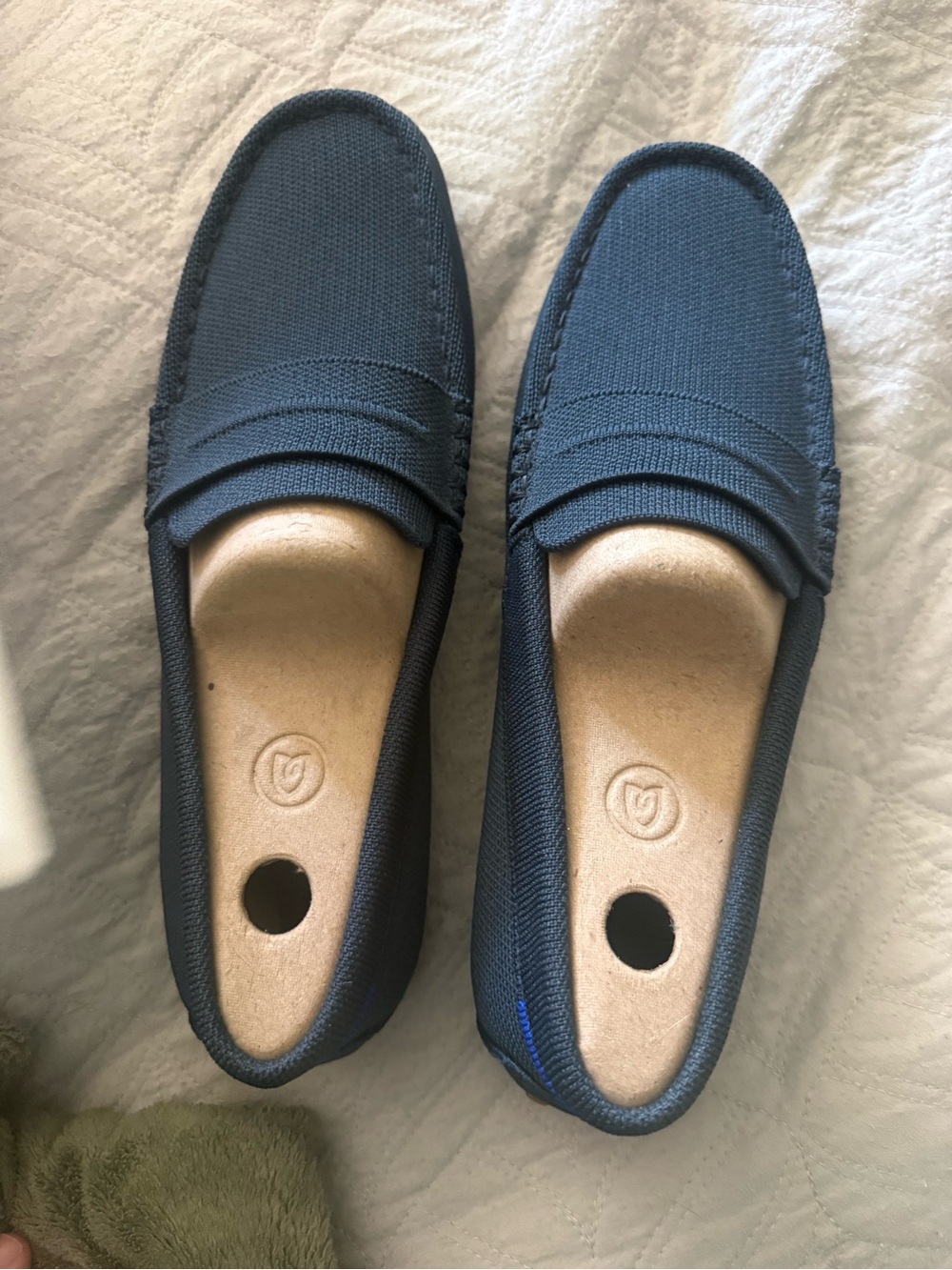 Rothy's Navy Blue Driving Loafer